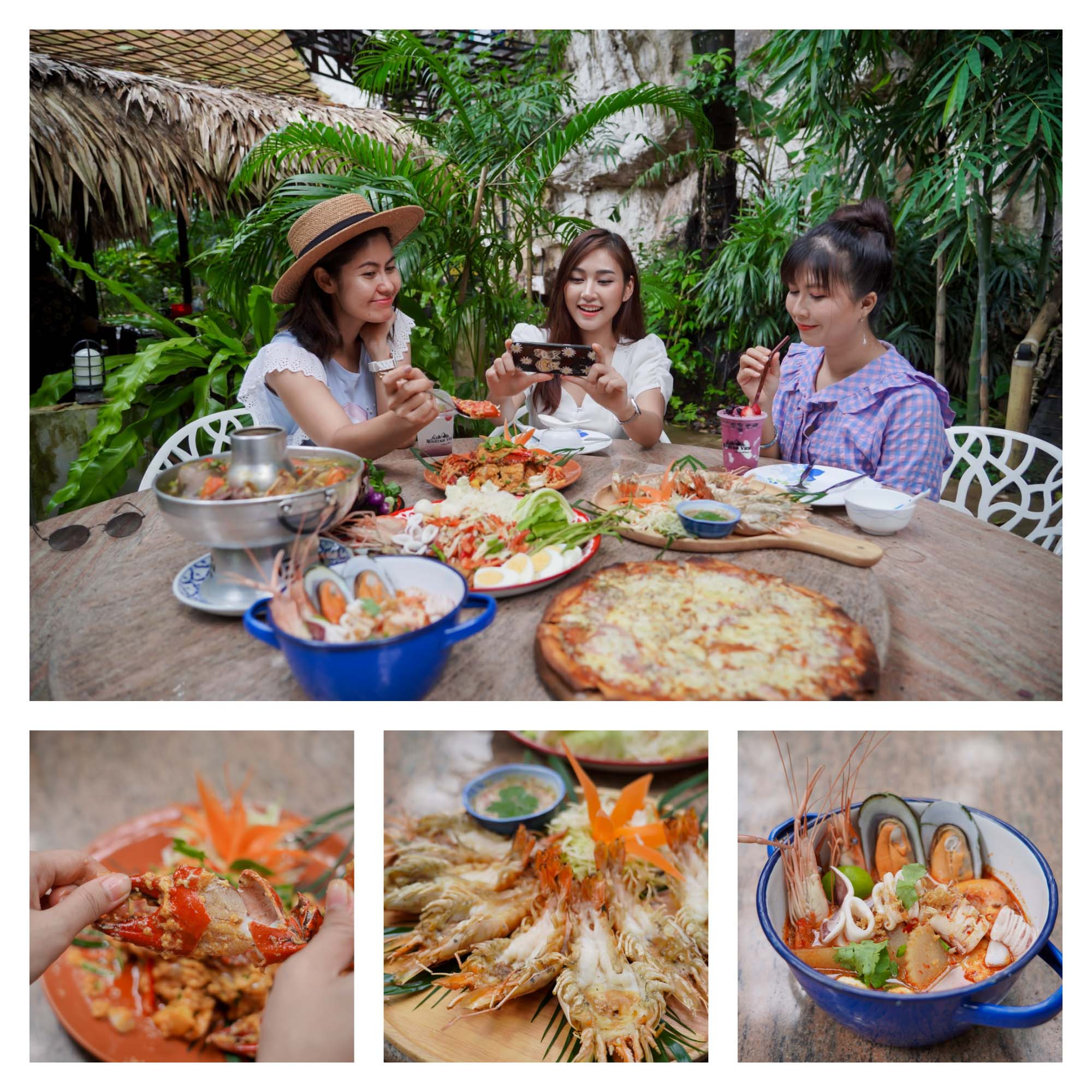 Mountain View Restaurant Ao Nang, Krabi คาเฟ่และร้านอาหาร กลางหุบเขา กระบี่ ถ่ายรูปฟินๆ กินซีฟู้ดสดๆ