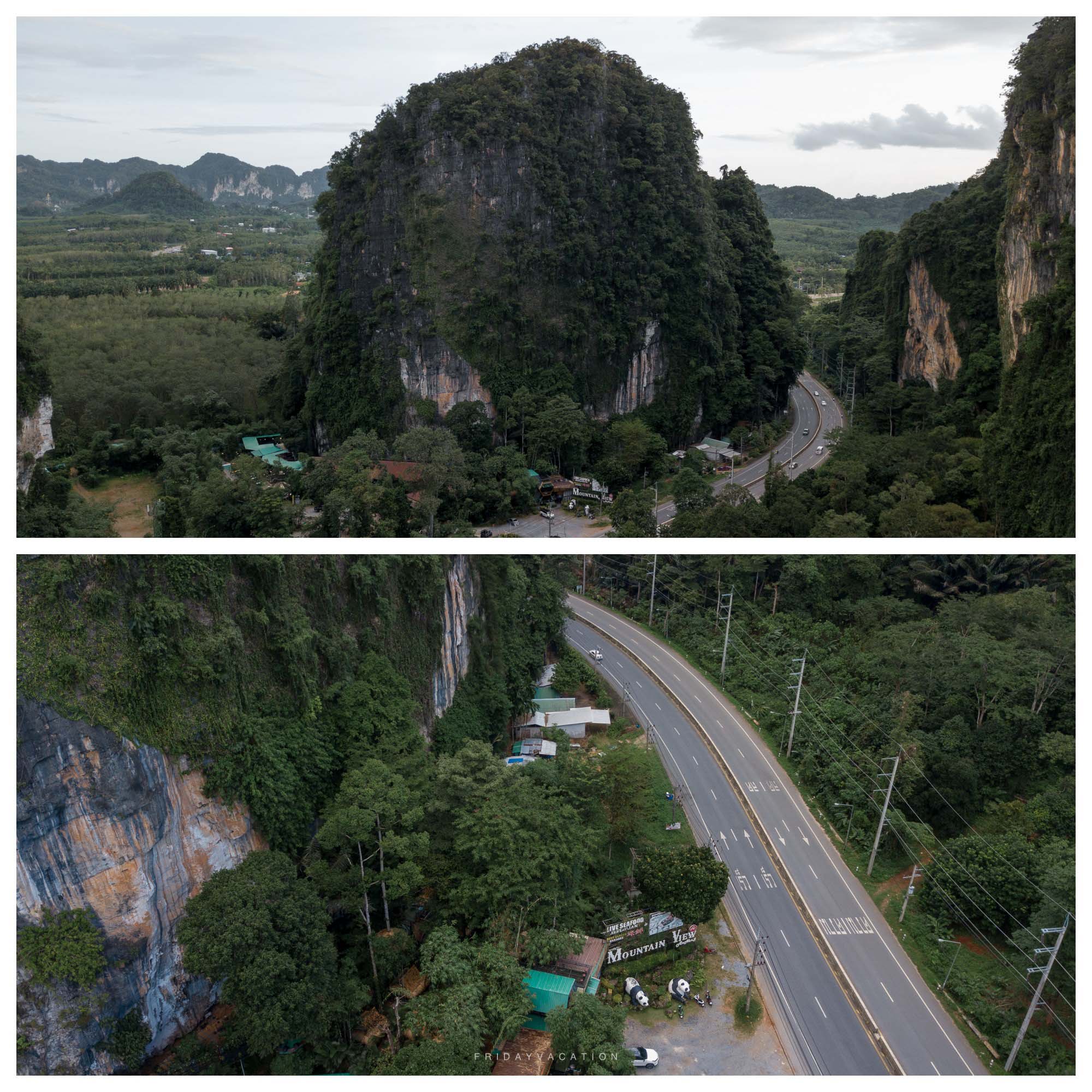 Mountain View Restaurant Ao Nang, Krabi คาเฟ่และร้านอาหาร กลางหุบเขา กระบี่ ถ่ายรูปฟินๆ กินซีฟู้ดสดๆ